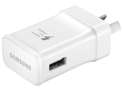 Genuine Samsung Adaptive Fast Charging USB-A Charger Adaptor - White AC USB Power Adapter