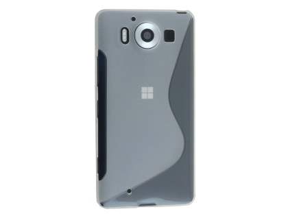 Wave Case for Microsoft Lumia 950 - Frosted Clear/Clear Soft Cover