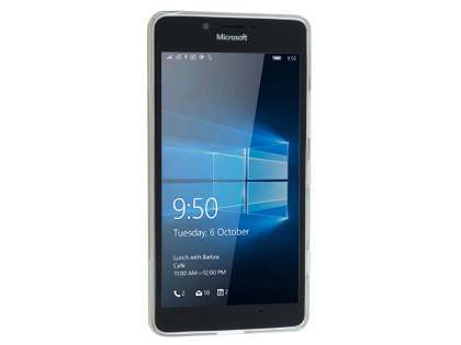 Wave Case for Microsoft Lumia 950 - Frosted Clear/Clear