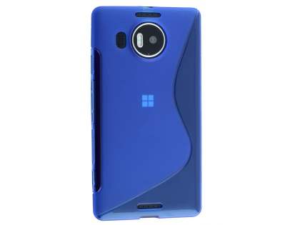 Wave Case for Microsoft Lumia 950 XL - Frosted Blue/Blue Soft Cover