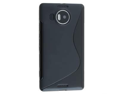 Wave Case for Microsoft Lumia 950 XL - Frosted Black/Black Soft Cover