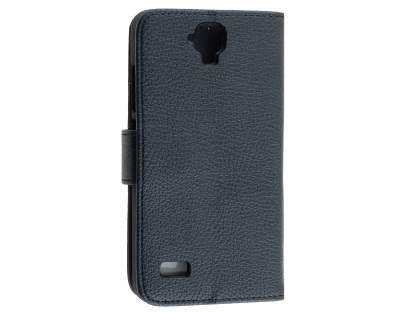 Synthetic Leather Wallet Case with Stand for Huawei Y5/Y560 - Classic Black Synthetic Leather Wallet Case with Stand for Huawei Y5/Y560 - Classic Black