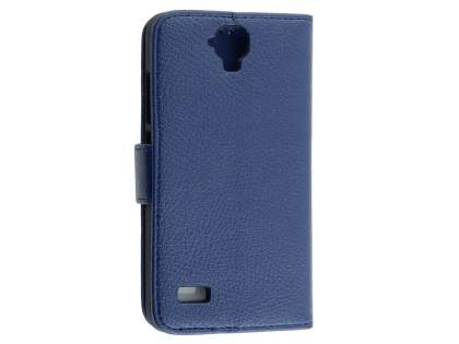 Synthetic Leather Wallet Case with Stand for Huawei Y5/Y560 - Dark Blue Synthetic Leather Wallet Case with Stand for Huawei Y5/Y560 - Dark Blue