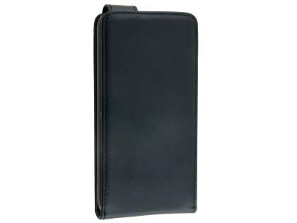 Synthetic Leather Flip Case for Huawei Y5/Y560 - Black