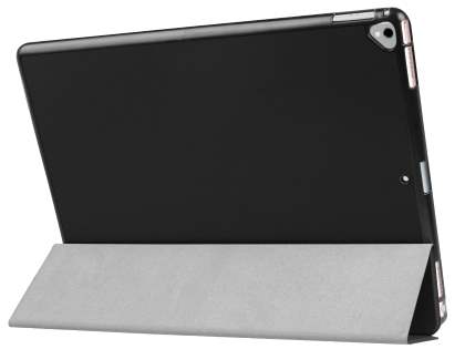 Premium Slim Synthetic Leather Case with Stand for iPad Pro 12.9 - 2015 (1st Gen) - Black Leather Flip Case