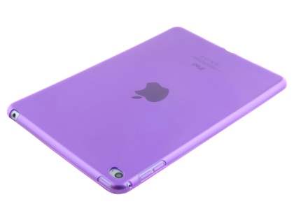 Colour TPU Gel Case for iPad Mini 4 - Purple Soft Cover