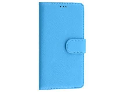 Slim Synthetic Leather Wallet Case with Stand for Microsoft Lumia 950 XL - Sky Blue