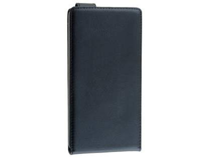 Synthetic Leather Flip Case for Microsoft Lumia 950 XL - Classic Black