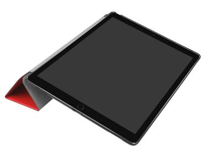 Premium Slim Synthetic Leather Case with Stand for iPad Pro 12.9 - 2015 (1st Gen) - Red