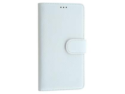 Slim Synthetic Leather Wallet Case with Stand for Microsoft Lumia 950 XL - Pearl White