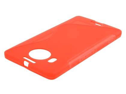 Wave Case for Microsoft Lumia 950 XL - Frosted Red/Red