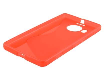 Wave Case for Microsoft Lumia 950 XL - Frosted Red/Red