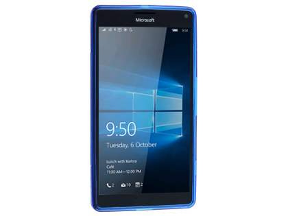 Wave Case for Microsoft Lumia 950 XL - Frosted Blue/Blue
