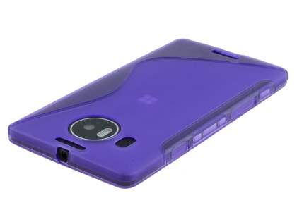 Wave Case for Microsoft Lumia 950 XL - Frosted Purple/Purple
