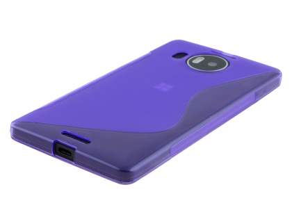 Wave Case for Microsoft Lumia 950 XL - Frosted Purple/Purple