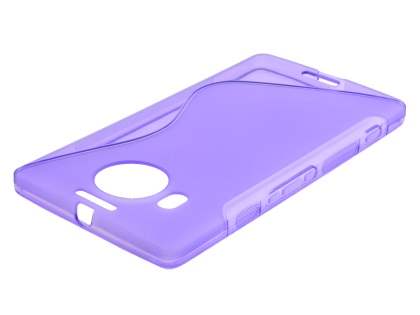 Wave Case for Microsoft Lumia 950 XL - Frosted Purple/Purple