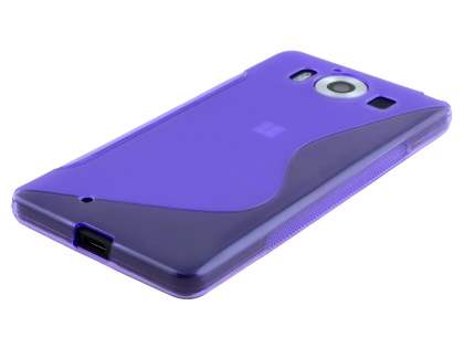Wave Case for Microsoft Lumia 950 - Frosted Purple/Purple