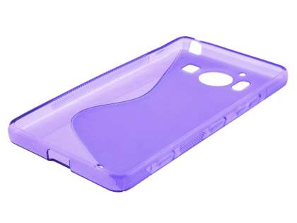 Wave Case for Microsoft Lumia 950 - Frosted Purple/Purple
