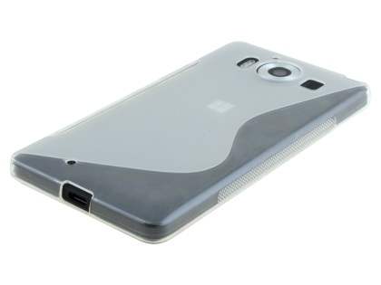 Wave Case for Microsoft Lumia 950 - Frosted Clear/Clear