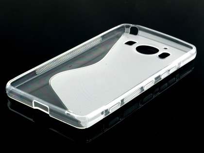 Wave Case for Microsoft Lumia 950 - Frosted Clear/Clear