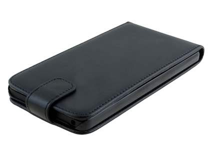 Synthetic Leather Flip Case for Microsoft Lumia 950 - Classic Black