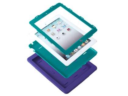 Impact Case for iPad 2/3/4 - Purple/Teal