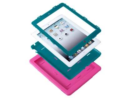 Impact Case for iPad 2/3/4 - Pink/Teal