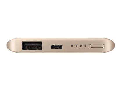 Genuine Samsung EB-PA500UFEGWW 5200mAh Slim Rechargeable Battery Pack - Gold