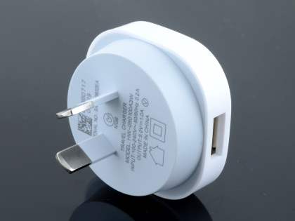 Genuine Huawei 1A AC Adaptor with USB Port - White