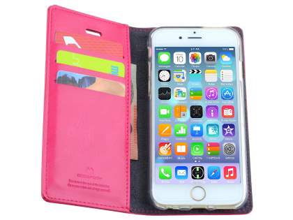 Mercury Goospery Blue Moon Wallet Case for iPhone 6s Plus/6 Plus - Pink