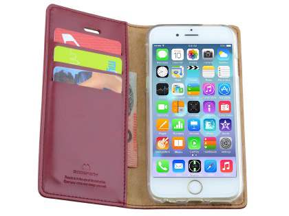 Mercury Goospery Blue Moon Wallet Case for iPhone 6s Plus/6 Plus - Burgundy