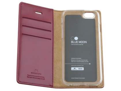 Mercury Goospery Blue Moon Wallet Case for iPhone 6s Plus/6 Plus - Burgundy