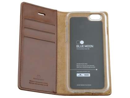 Mercury Goospery Blue Moon Wallet Case for iPhone 6s Plus/6 Plus - Brown