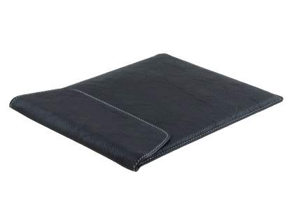 Synthetic Leather Slide-in Case for Tablets - Classic Black Leather Slide-in Case