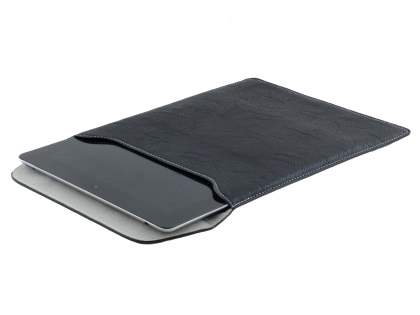 Synthetic Leather Slide-in Case for Tablets - Classic Black