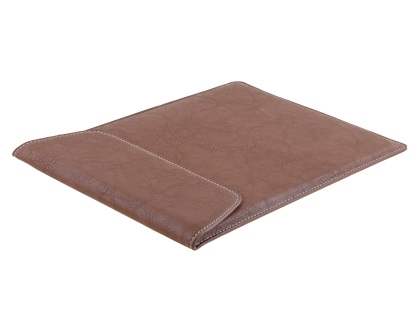 Synthetic Leather Slide-in Case for Tablets - Brown Leather Slide-in Case