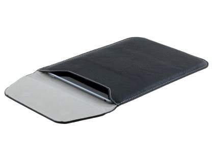 Synthetic Leather Slide-in Case for Tablets - Classic Black