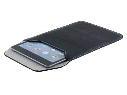 Synthetic Leather Slide-in Case for Tablets - Classic Black