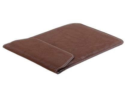 Synthetic Leather Slide-in Case for Tablets - Brown Leather Slide-in Case