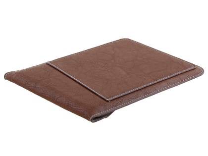 Synthetic Leather Slide-in Case for Tablets - Brown