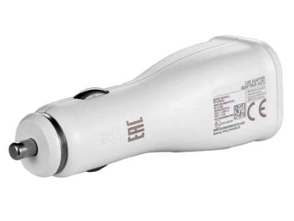 Samsung Adaptive 2A Fast Charging USB-A Car Charger Adapter - White