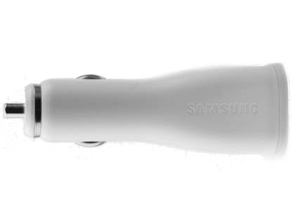 Samsung Adaptive 2A Fast Charging USB-A Car Charger Adapter - White