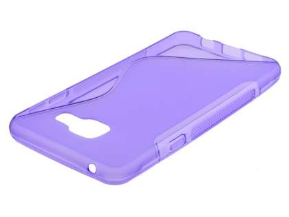 Wave Case for Samsung Galaxy A3 (2016) - Frosted Purple/Purple Soft Cover
