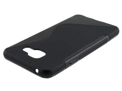 Wave Case for Samsung Galaxy A3 (2016) - Frosted Black/Black Soft Cover