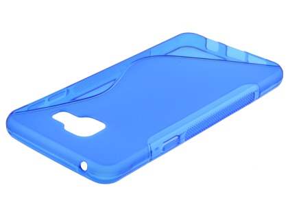 Wave Case for Samsung Galaxy A3 (2016) - Frosted Blue/Blue Soft Cover