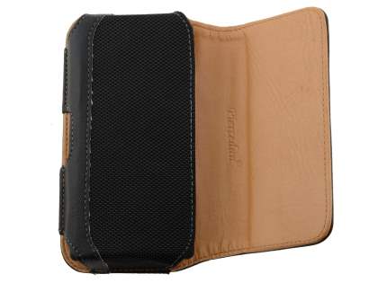 Synthetic Leather Belt Pouch Samsung Ativ S I8750 - Classic Black