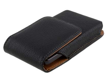 Textured Synthetic Leather Vertical Belt Pouch (Bumper Case) for Samsung Galaxy Trend / S Duos