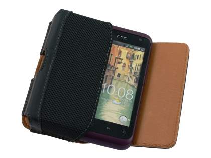 Samsung Galaxy Ace 3 Synthetic Leather Belt Pouch - Classic Black