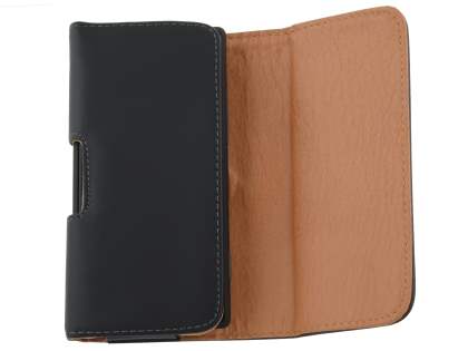Smooth Synthetic Leather Belt Pouch - Naked Mobile Only