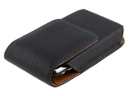 Textured Synthetic Leather Vertical Belt Pouch for HTC One mini